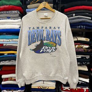 Vintage Tampa Bay Devil Rays Baseball Sweatshirt MLB Tampa Bay Rays Shirt tee